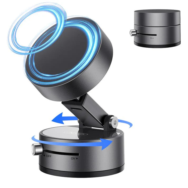 2025 Newest Magnetic Car Phone Mount – 360° Rotation with Suction Grip