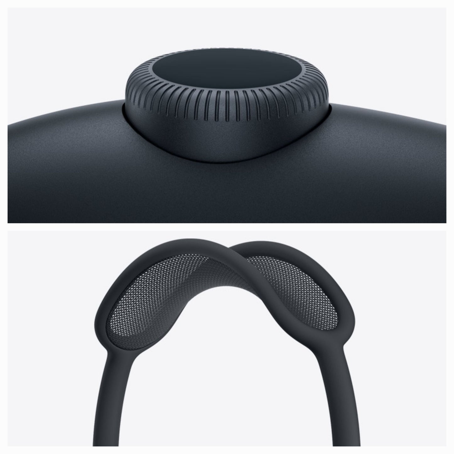 Apple AirPods Max Wireless Over-Ear Headphones, Pro-Level Active Noise Cancellation, Transparency Mode, Personalised Spatial Audio, USB-C Charging, Bluetooth Headphones for Midnight